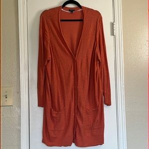Torrid Orange Cardigan